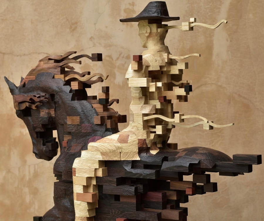 Fragmented Figurative Sculptures by Han Hsu-Tung