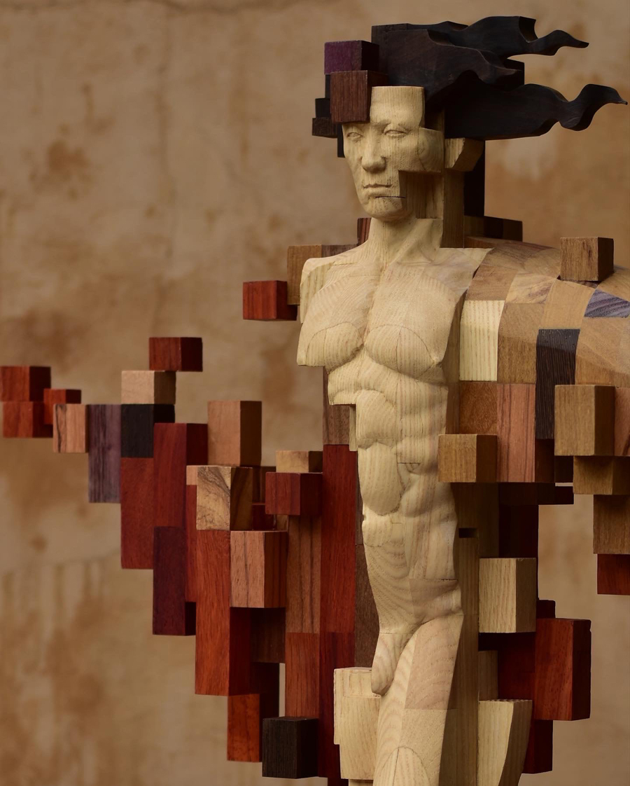 Fragmented Figurative Sculptures by Han Hsu-Tung