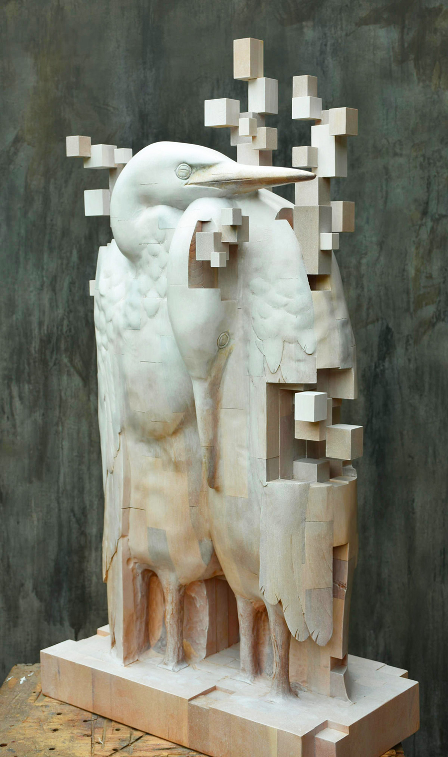 Fragmented Figurative Sculptures by Han Hsu-Tung