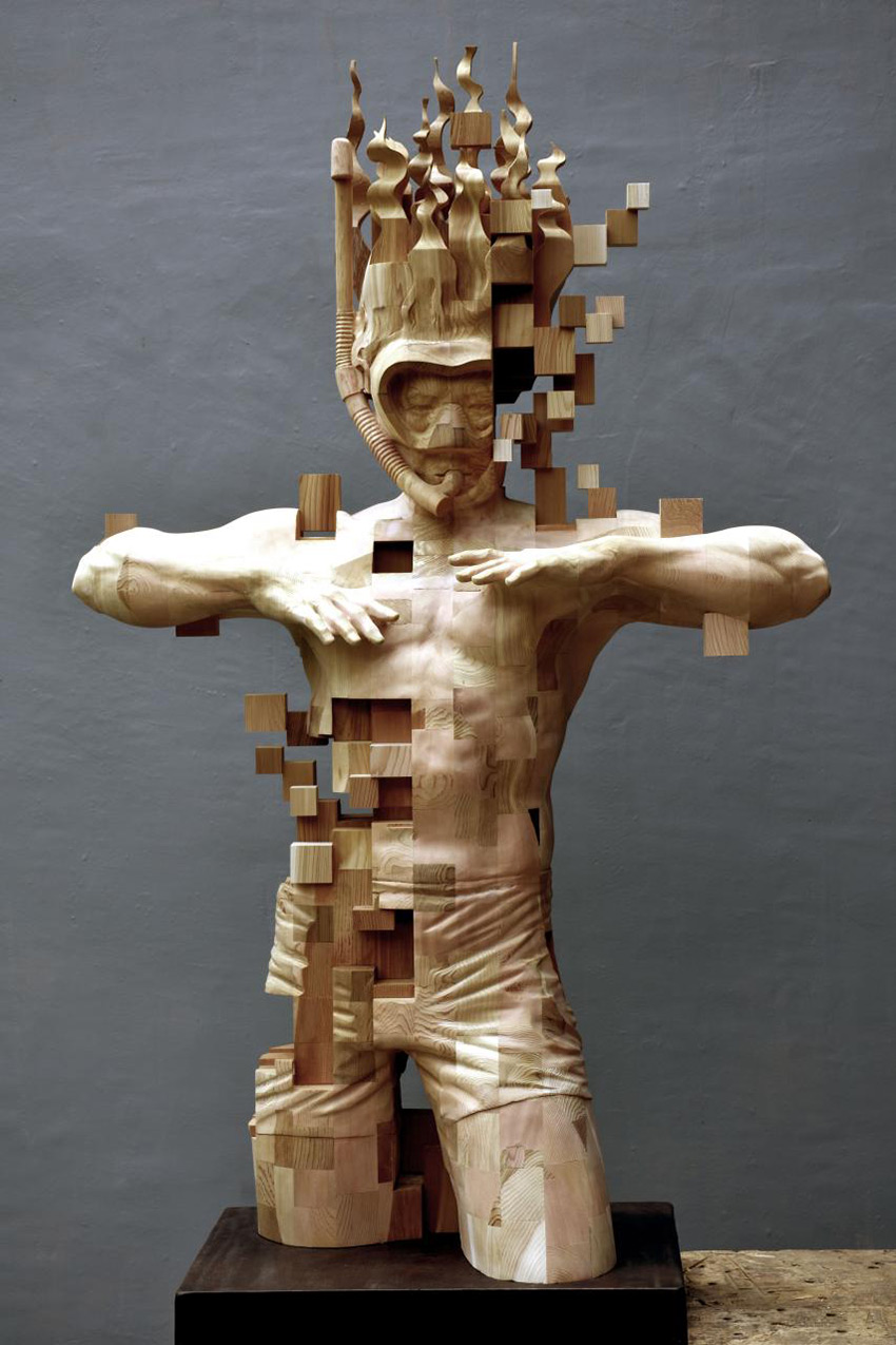 Fragmented Figurative Sculptures by Han Hsu-Tung