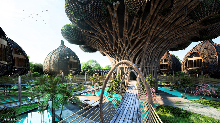 Life Tree, Tulum, Mexico by DNA Barcelona Architects