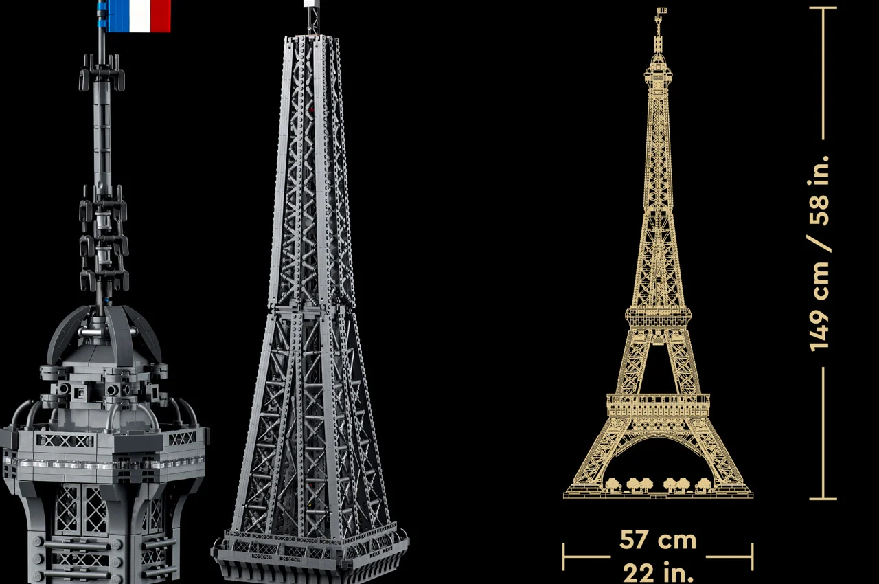 World's Tallest LEGO Set - The Eiffel Tower