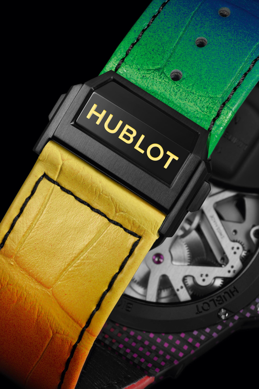 Jam Tangan Hublot MP-09 Tourbillon Bi-Axis Rainbow