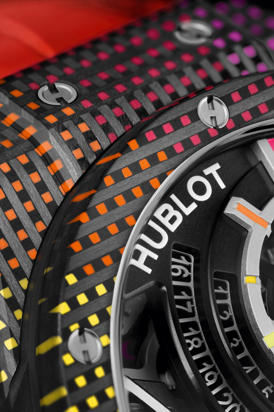Jam Tangan Hublot MP-09 Tourbillon Bi-Axis Rainbow