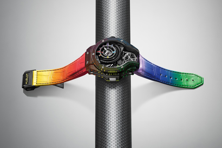 Jam Tangan Hublot MP-09 Tourbillon Bi-Axis Rainbow