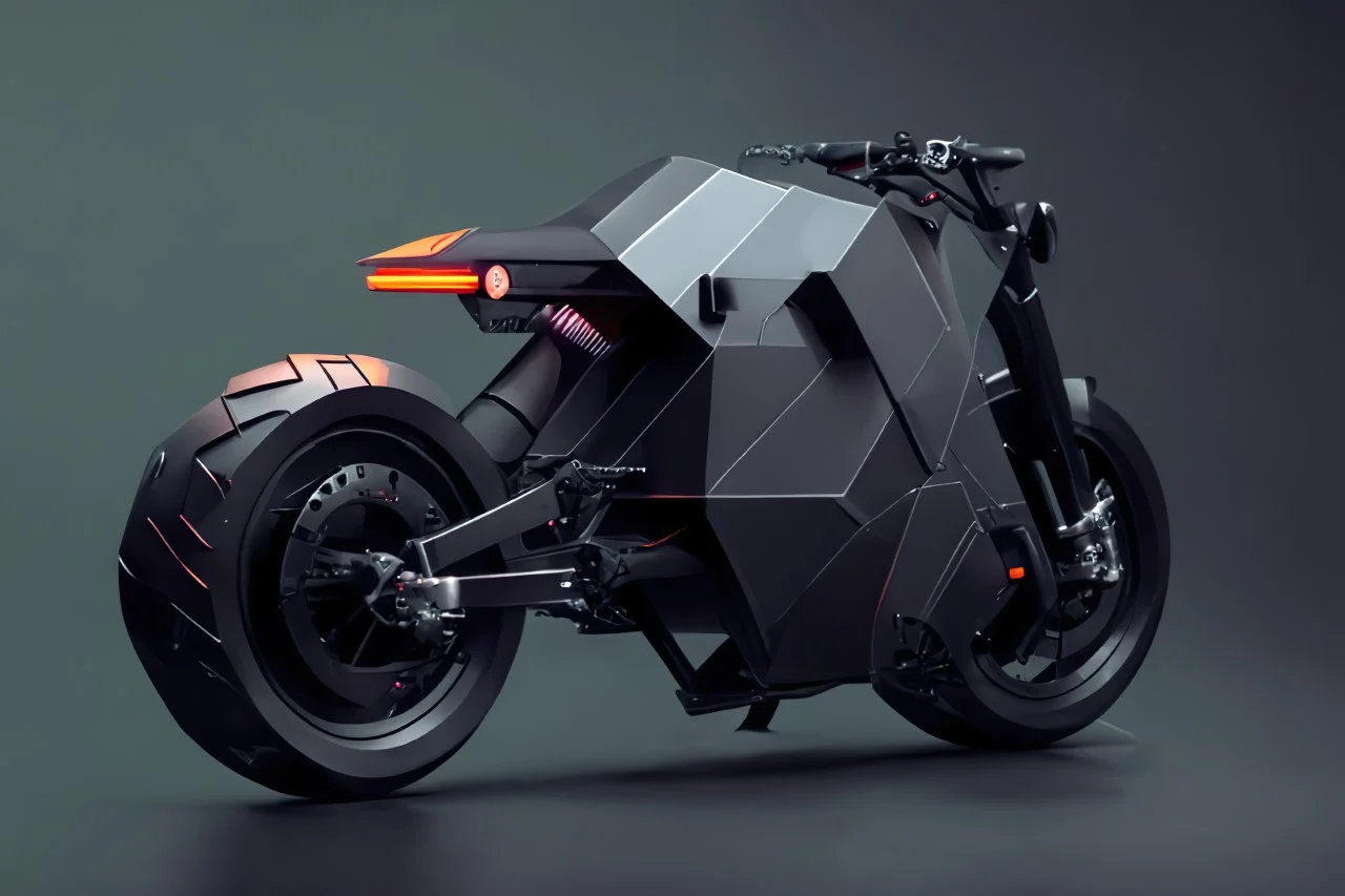 Tesla Cyberbike Concept  Designed Entirely by Artificial Intelligence