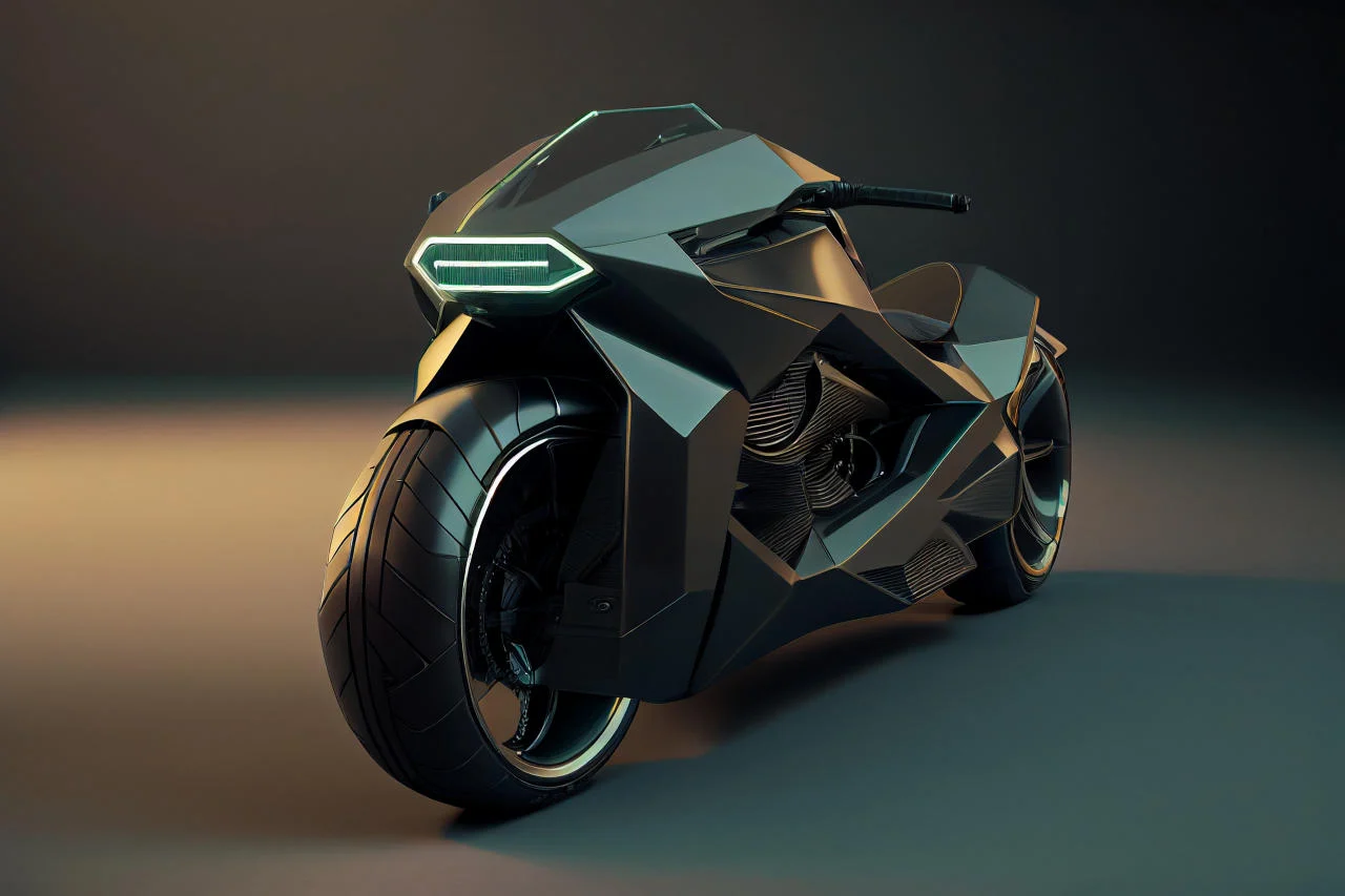 Tesla Cyberbike Concept  Designed Entirely by Artificial Intelligence