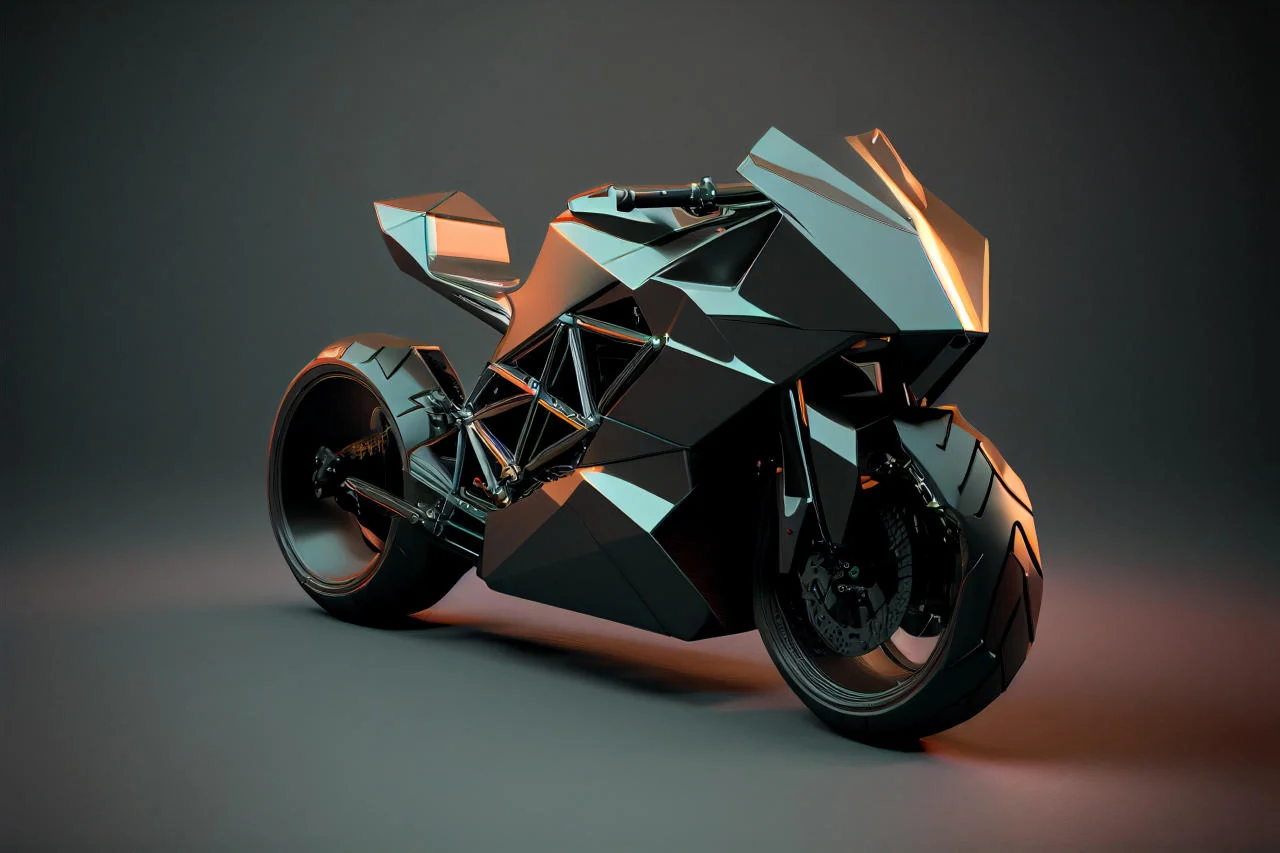 Tesla Cyberbike Concept  Designed Entirely by Artificial Intelligence