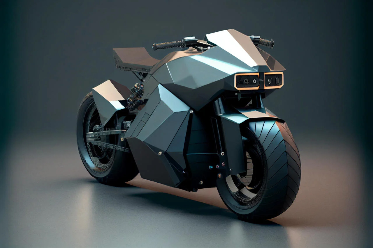 Tesla Cyberbike Concept  Designed Entirely by Artificial Intelligence