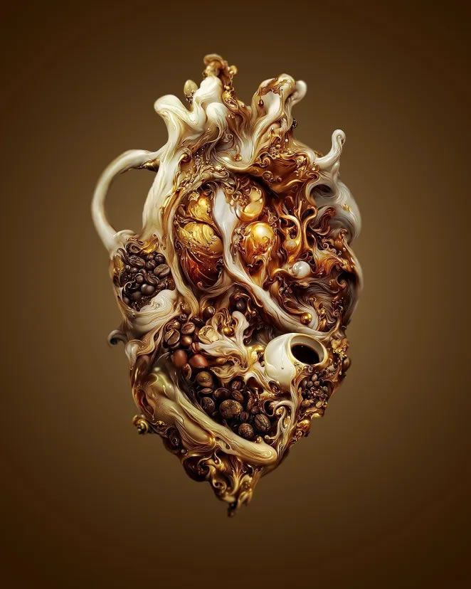 Mersmerizing AI Generated Hearts by Andrejs Pidjass