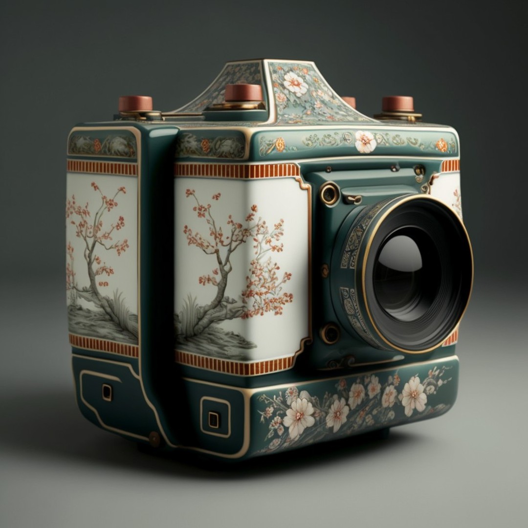 Mathieu Stern's AI-Generated Porcelain Cameras