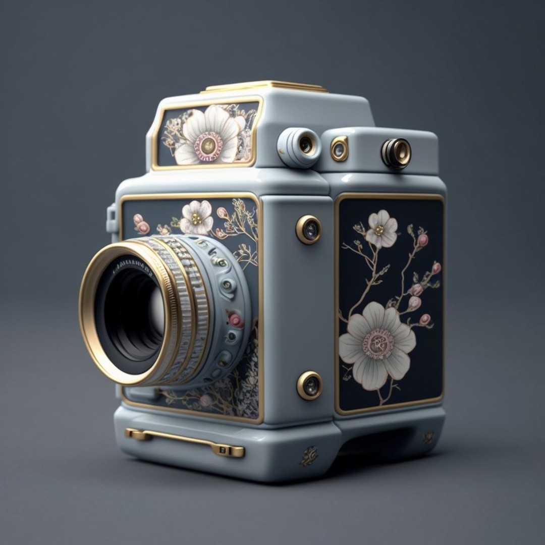 Mathieu Stern's AI-Generated Porcelain Cameras