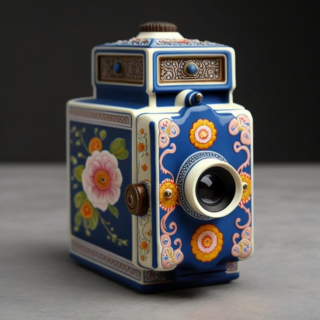 Mathieu Stern's AI-Generated Porcelain Cameras