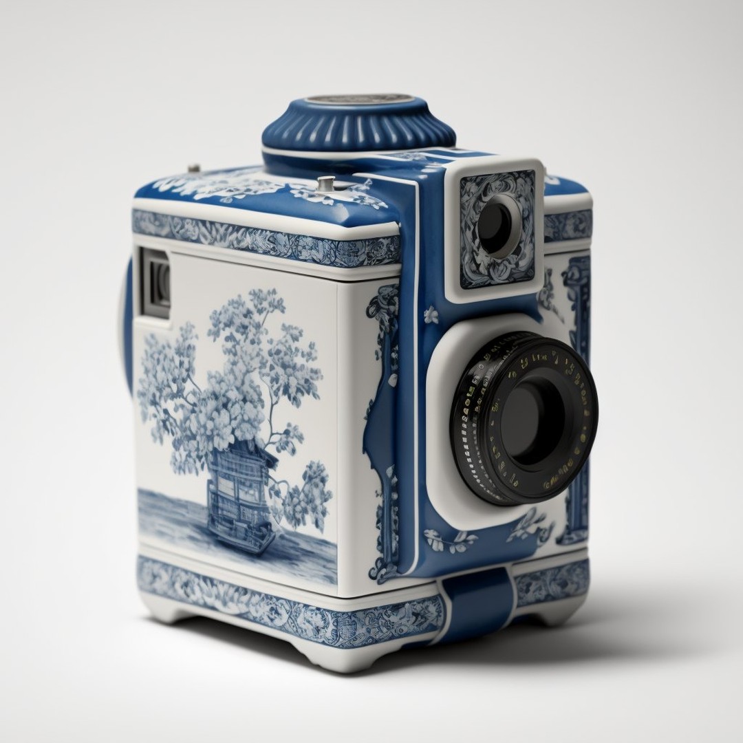 Mathieu Stern's AI-Generated Porcelain Cameras