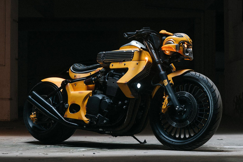 RH Customs Bumblebee Honda X4 Motorcycle 