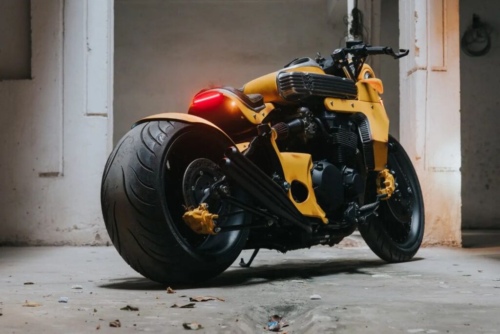 RH Customs Bumblebee Honda X4 Motorcycle 