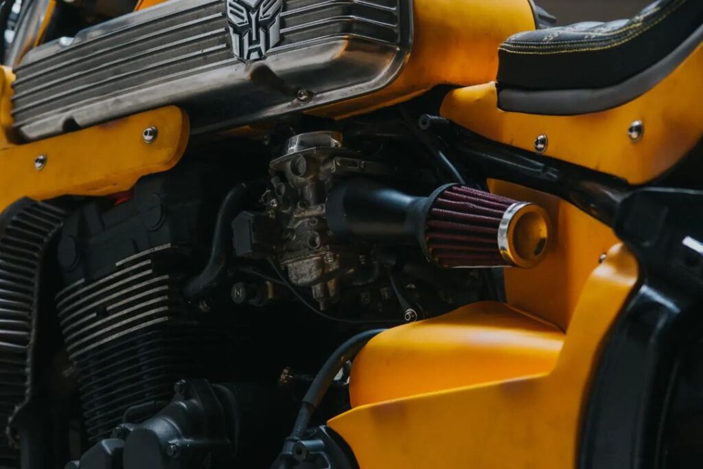 RH Customs Bumblebee Honda X4 Motorcycle 