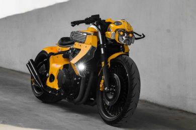 RH Customs Bumblebee Honda X4 Motorcycle