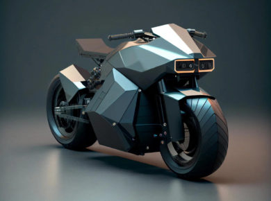 Tesla Cyberbike Concept Designed Entirely by Artificial Intelligence