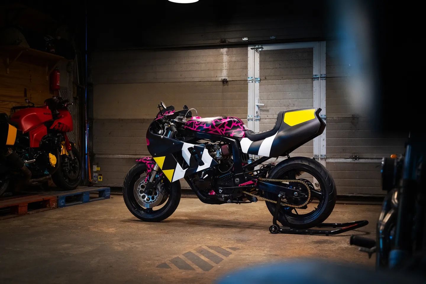 Colorful Suzuki GSX-R750 Bike by Cool Kid Customs