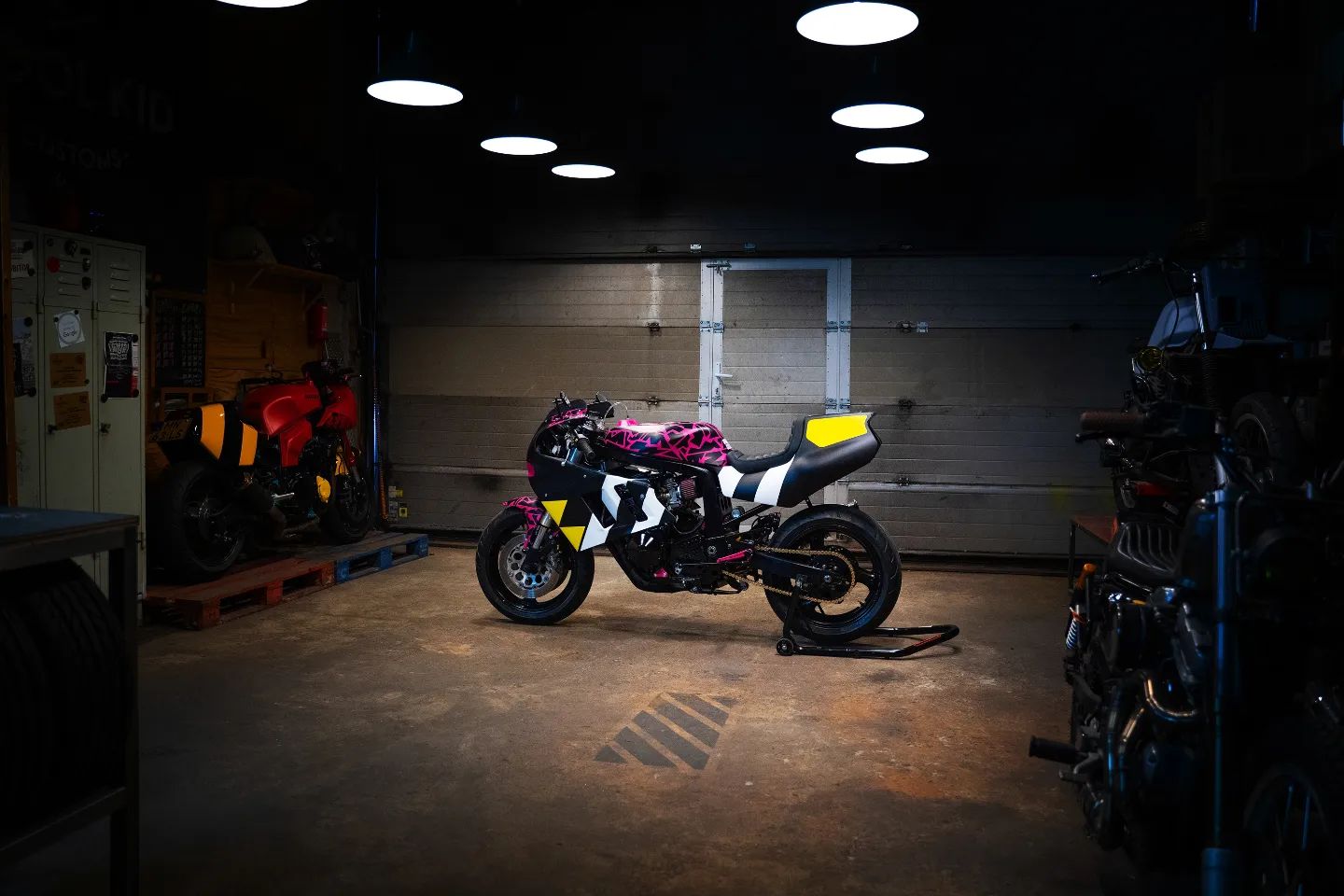 Colorful Suzuki GSX-R750 Bike by Cool Kid Customs