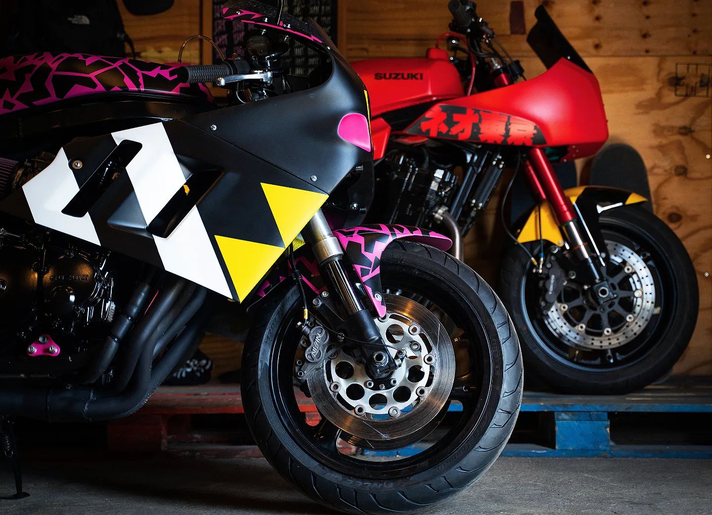 Colorful Suzuki GSX-R750 Bike by Cool Kid Customs