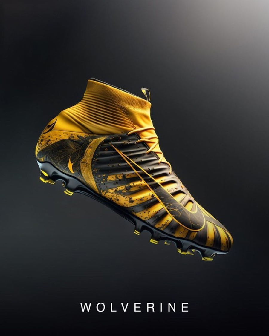 MARVEL x Nike Sneakers Concept Dihasilkan oleh MidJourney 