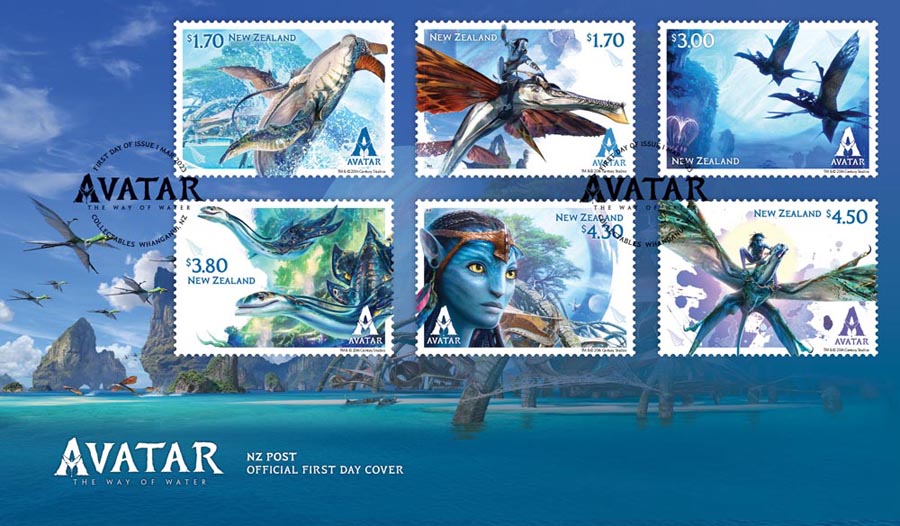 'Avatar: The Way of Water' Stamps and Coins