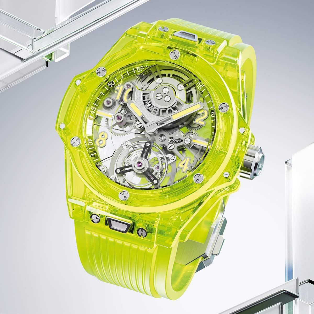 Hublot Big Bang Tourbillon Automatic Yellow Neon SAXEM