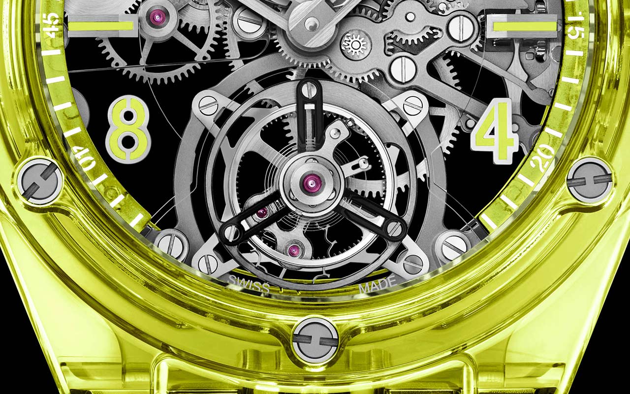 Hublot Big Bang Tourbillon Automatic Yellow Neon SAXEM