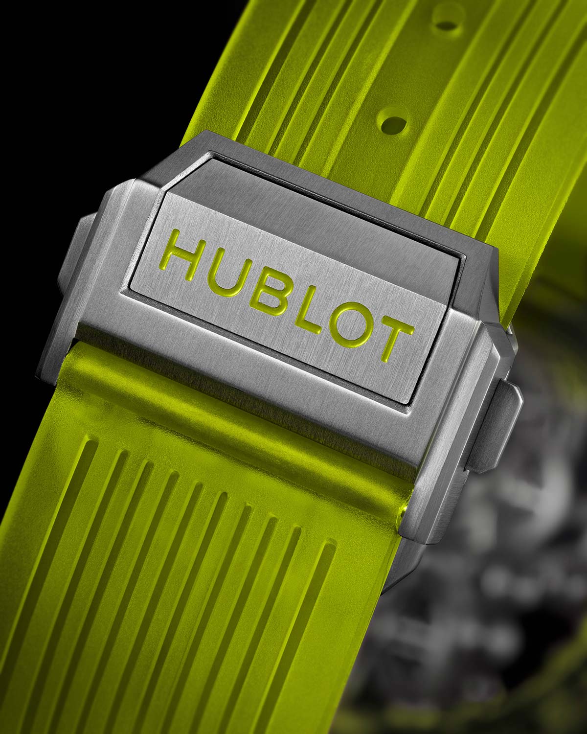 Hublot Big Bang Tourbillon SAXEM Neon Kuning Otomatis