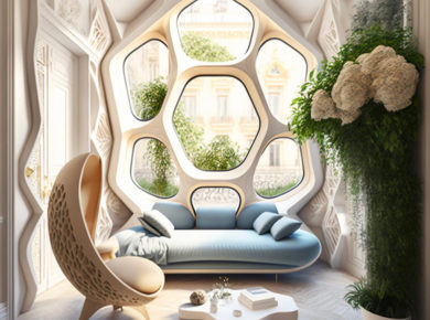Futuristic, Bio-Inspired Paris by AI and Vincent Callebaut
