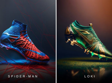 MARVEL x Nike Sneakers Concept Generated by MidJourney