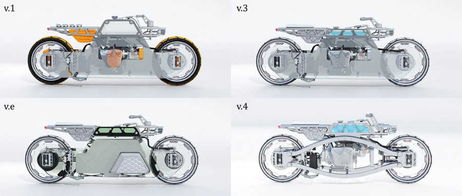 Transparent Motorcycle Nu'Clear Made Of Bulletproof Glass