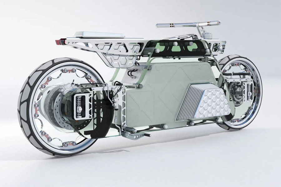 Motor Transparan Nu'Clear Terbuat Dari Kaca Antipeluru