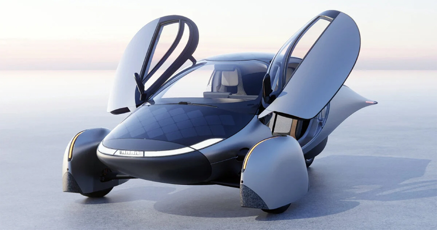 Aptera Motors Unveils Solar-powered Three-wheeled Vehicle