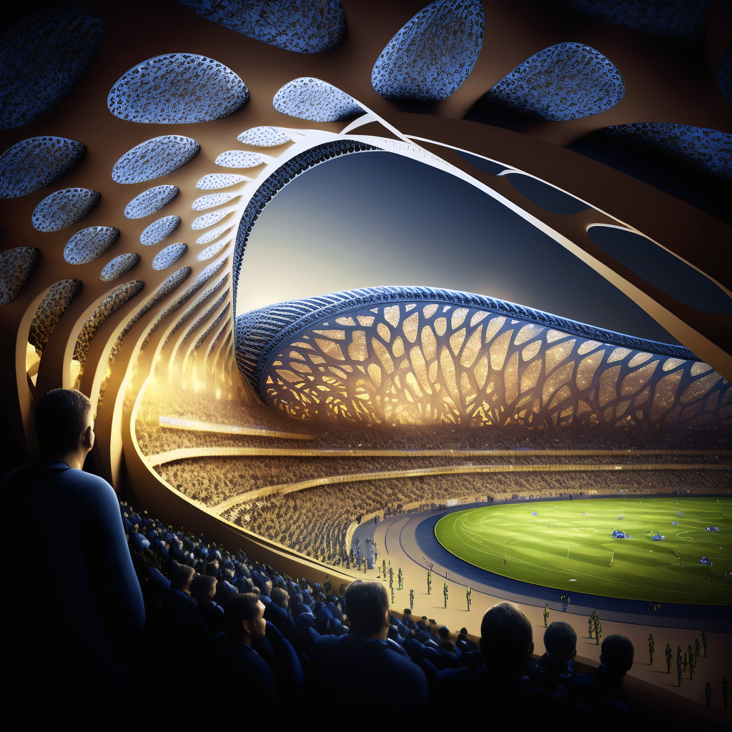 OCEANIUMS - Biomimetic Generation of Floating Stadiums by Vincent Callebaut