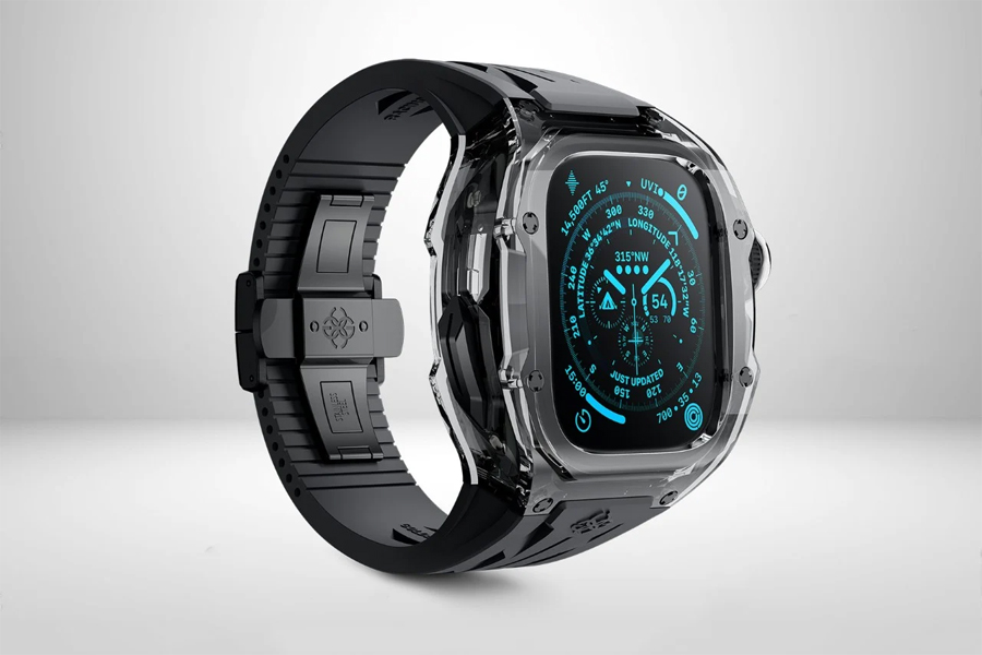 Apple Watch Ultra Case with Transparent Crystal Design
