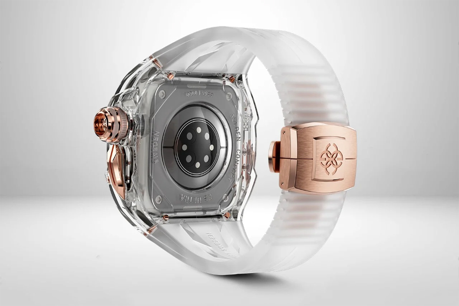 Apple Watch Ultra Case with Transparent Crystal Design