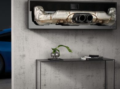 Porsche Design 911 Soundbar 2.0 Pro Made Out of a 911 GT3 Exhaust