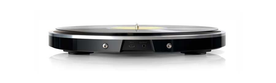 Stunning Black Wheel Turntable by Miniot