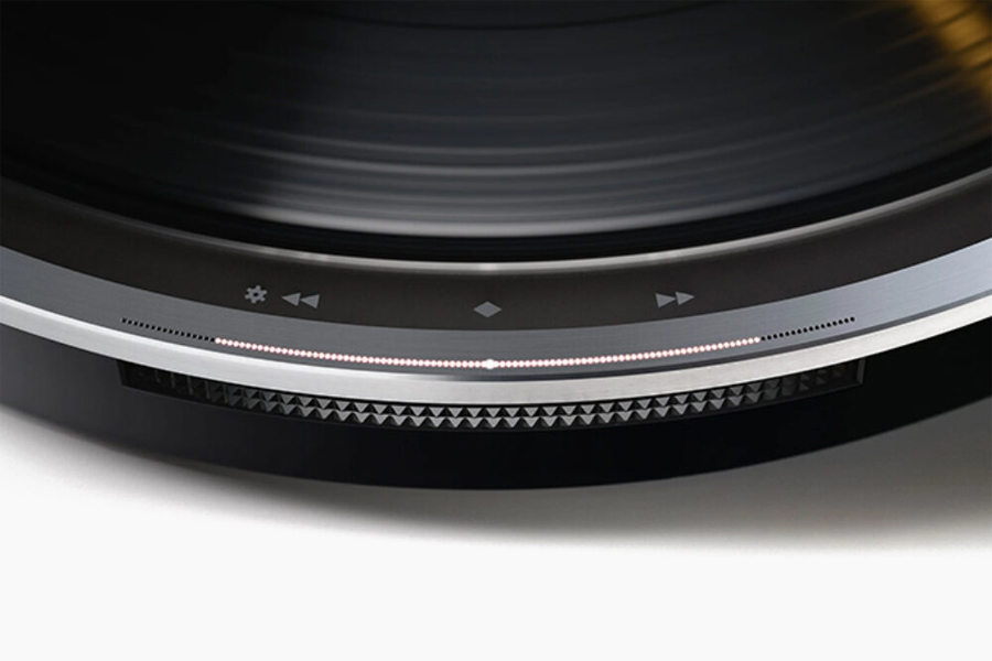 Stunning Black Wheel Turntable by Miniot