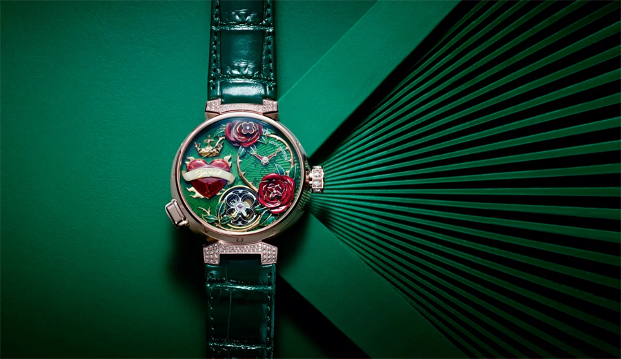 Louis Vuitton Tambour Fiery Heart