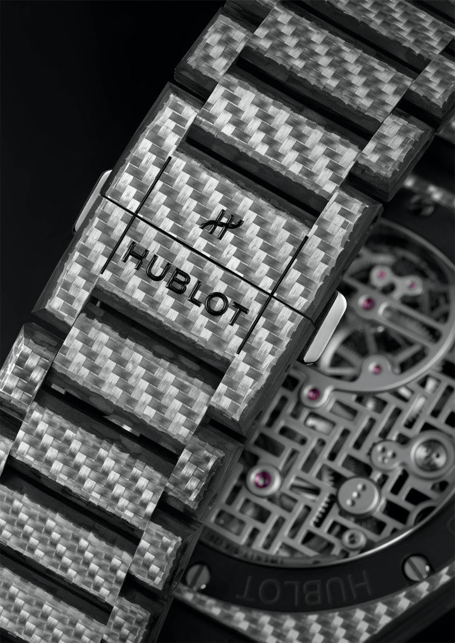 New Limited-Edition Hulot Big Bang Integrated Tourbillon Full Carbon Watch