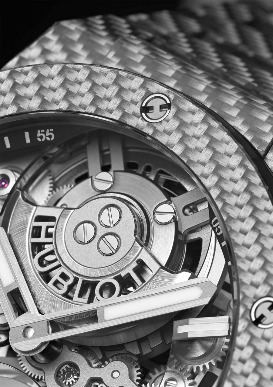 New Limited-Edition Hulot Big Bang Integrated Tourbillon Full Carbon Watch