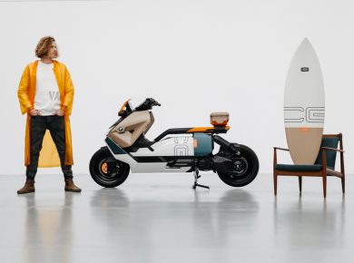 Custom BMW CE 04 Vagabund Moto Concept e-Scooter