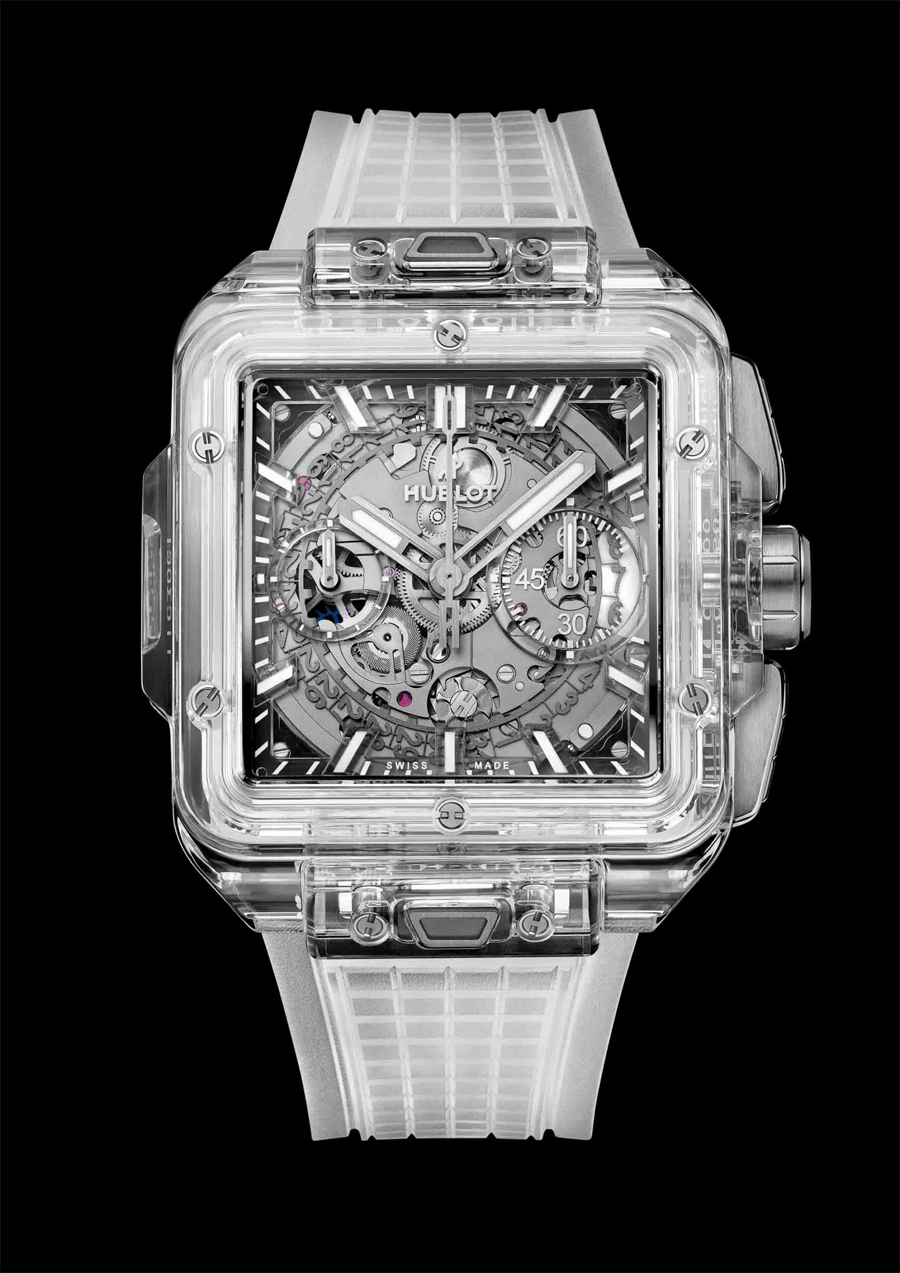 Hublot's Square Bang Unico Sapphire