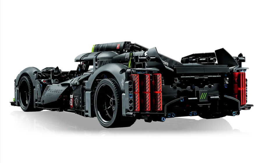 LEGO Technic Peugeot 9X8 LMdH Racer dengan Motor Listrik yang Bekerja