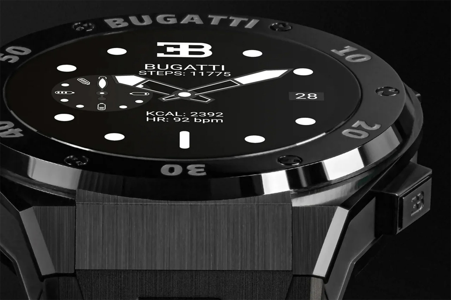 Jam tangan pintar Bugatti Ceramic Titanium Edition