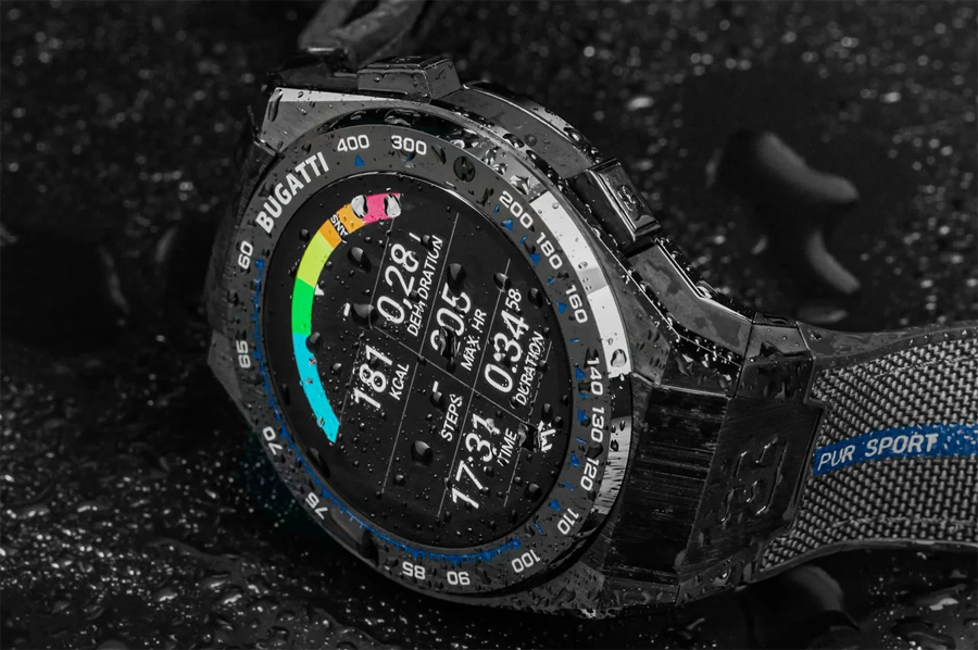 Jam tangan pintar Bugatti Ceramic Titanium Edition